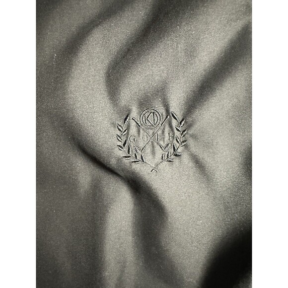 Kathy Ireland Black Golf Jacket Windbreaker Full Zip Size M Medium Tall Athletic - Picture 4 of 5